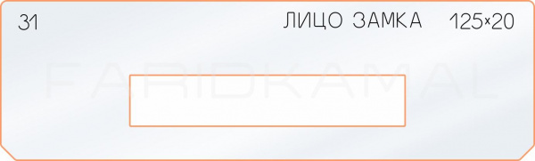 31 лицо замка 125х20